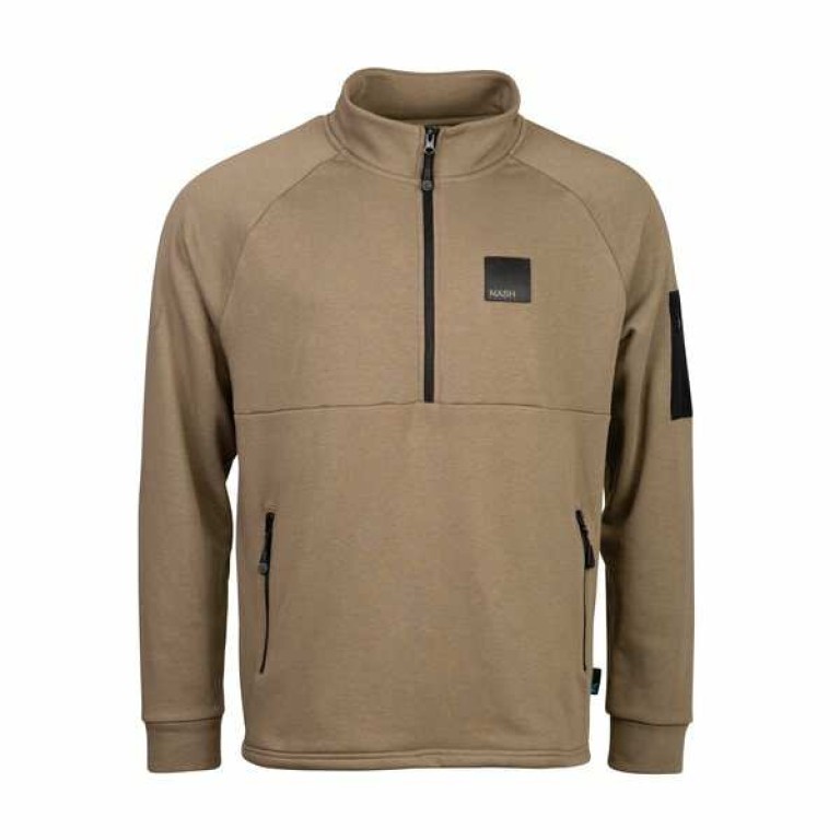 Nash Half Zip Jumper - Félig cipzáras pulóver