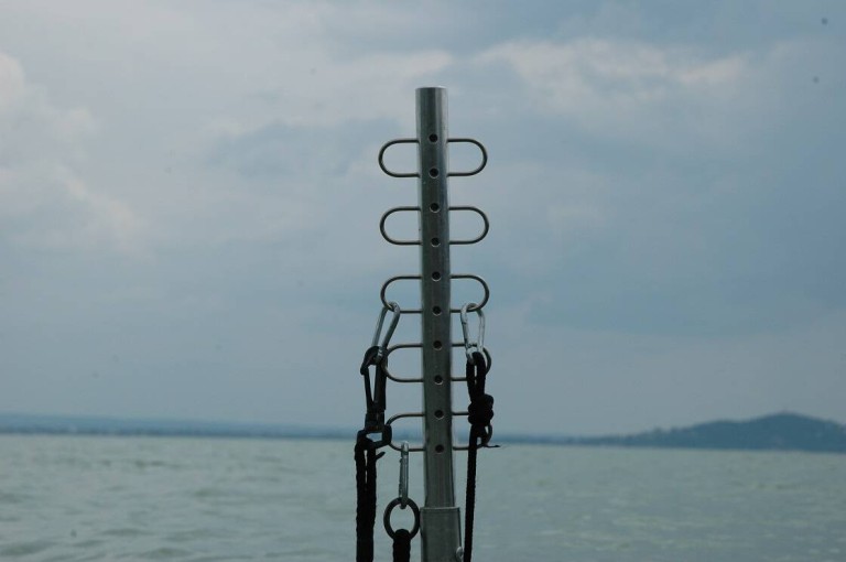 ICC ALU haltartó adapter medertapogató rúdhoz 15 cm, 4 db akasztóval