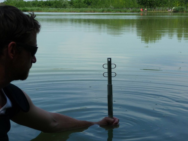 ICC ALU haltartó adapter medertapogató rúdhoz 15 cm, 4 db akasztóval