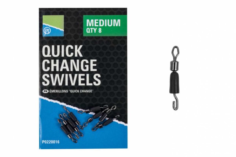 Preston Quick Change Swivels - Gyorskapcsos forgó