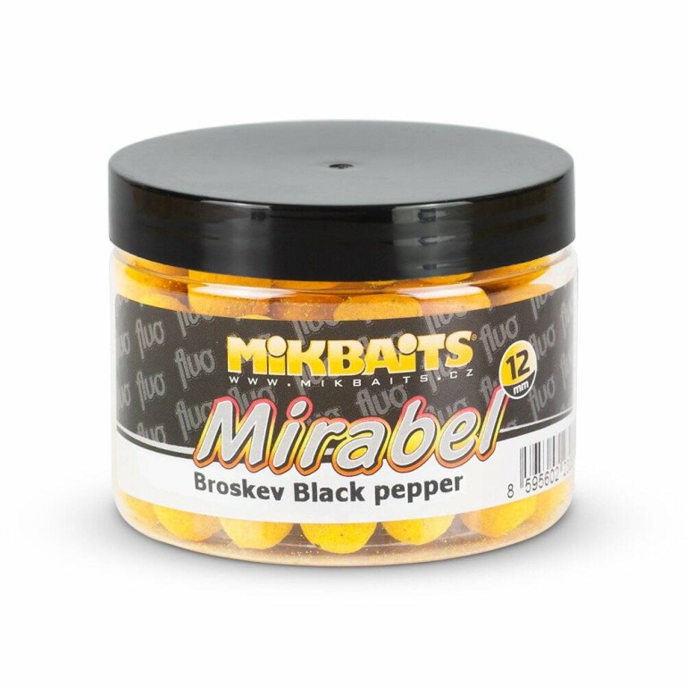 Mikbaits Mirabel Fluo boilies 14 mm 150 ml