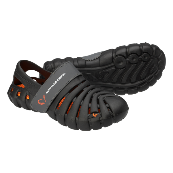 Savage Gear Slippers Black - Fekete papucs