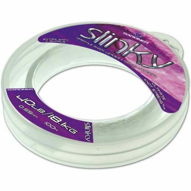 Gardner Slinky Clear - Előtétzsinór 100 m