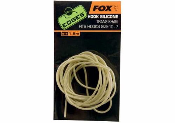 Fox Edges Hook Silicone Khaki - Szilikoncső