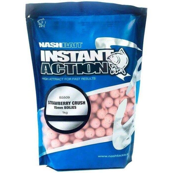 Nash Strawberry Crush Boilies 1 kg