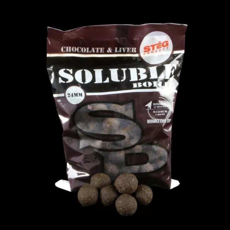 Stég Product Soluble boilie 24 mm 1 kg