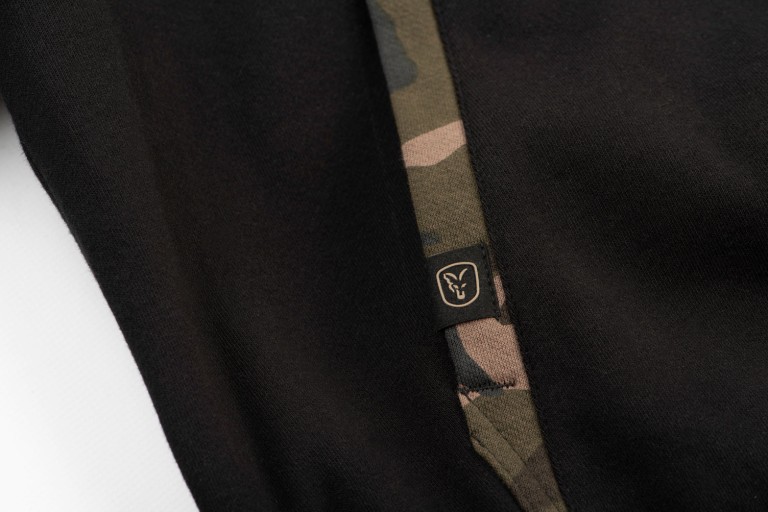 Fox Black/Camo Print High Neck - Magasnyakú pulóver
