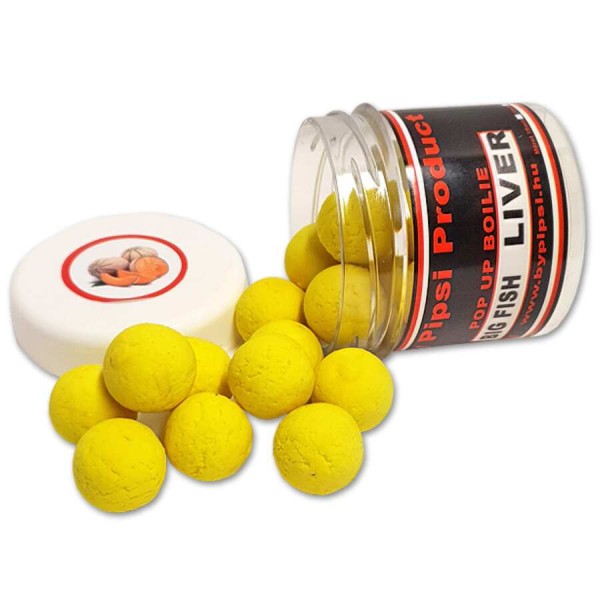 By Pipsi Big Fish Liver Pop Up (Máj-Sárgadinnye) 16 mm 40 g