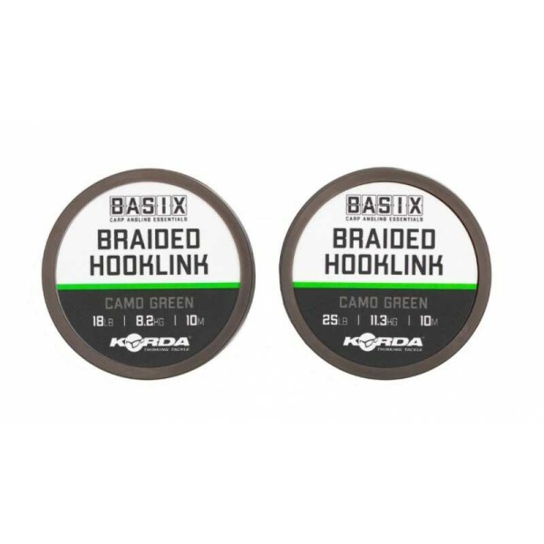 Korda Basix Braided Hooklink - Előkezsinór 10 m
