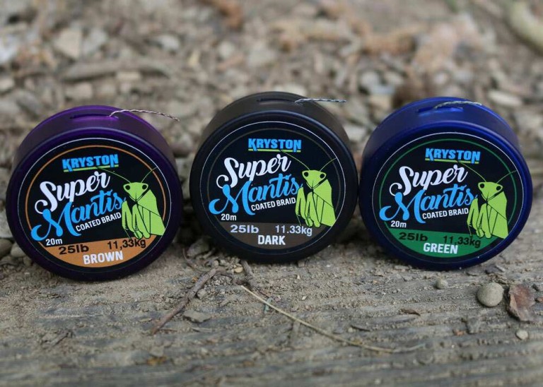 Kryston Super Mantis Coated Braid Green 20 m - Előkezsinór zöld színben