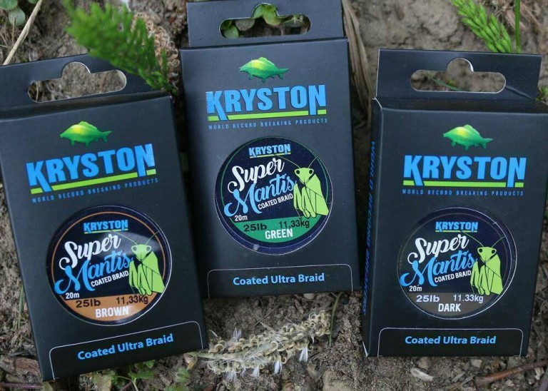 Kryston Super Mantis Coated Braid Green 20 m - Előkezsinór zöld színben
