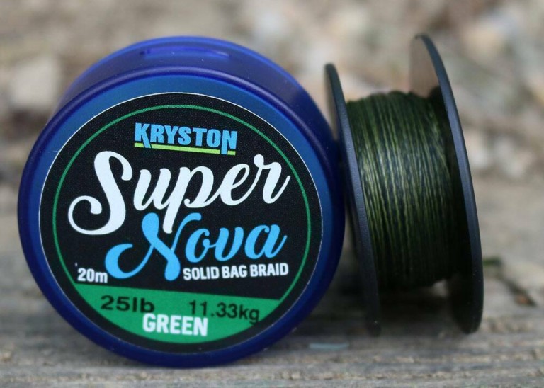 Kryston Super Nova Solid Bag Green 20 m - Előkezsinór