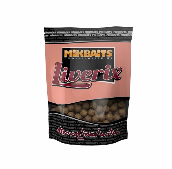Mikbaits Liverix boilies GLM Kagyló-Máj 1 kg