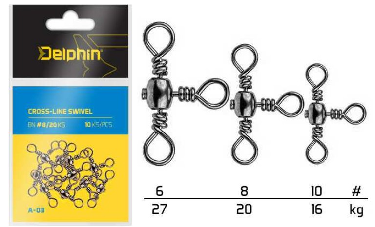 Delphin Cross-Line Swivel A-03 - Kereszt forgókapocs