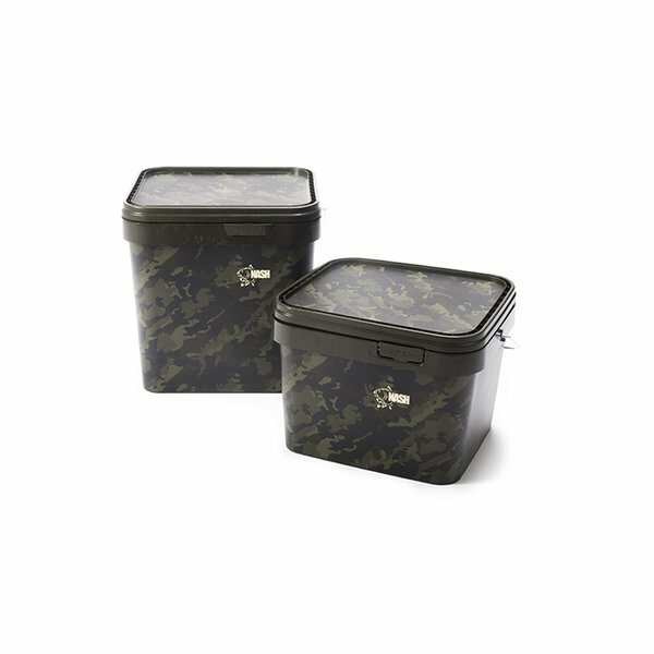 Nash Camo Rectangular Bucket - Vödör tetővel