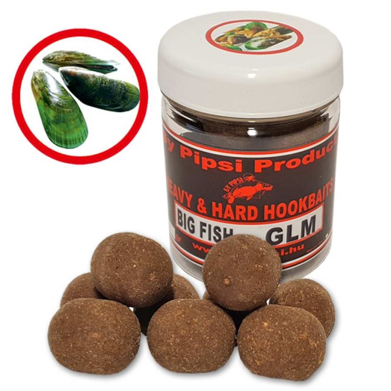 By Pipsi Big Fish Glm (Kagyló) Hookbaits Csalizó Boilie 125 g