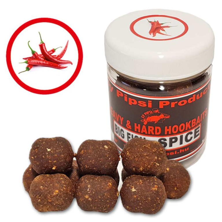 By Pipsi Big Fish Spice (Csípős-Fűszeres) Csalizó Boilie 125 g
