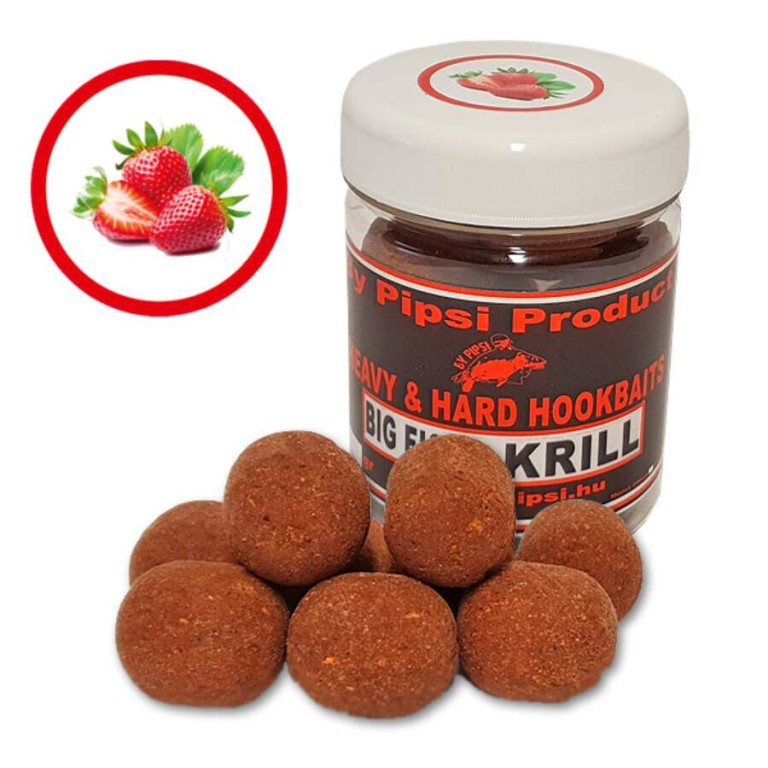 By Pipsi Big Fish Krill (Rák-Eper) Hookbaits Csalizó Boilie 125 g