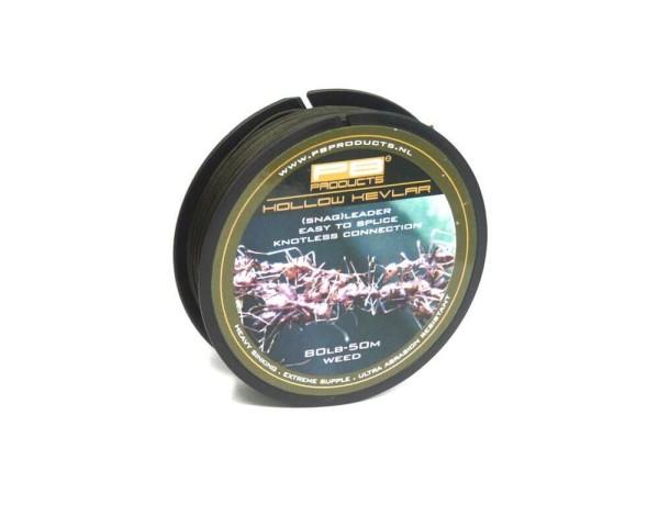 PB Products Hollow Kevlar Weed 80 lb 50 m - Előtétzsinór