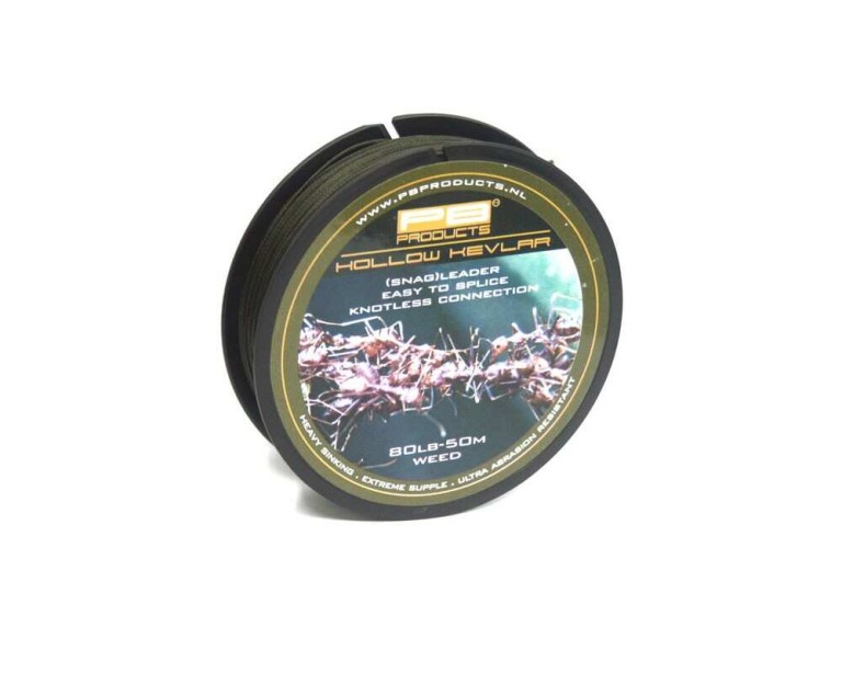 PB Products Hollow Kevlar Weed 80 lb 50 m - Előtétzsinór
