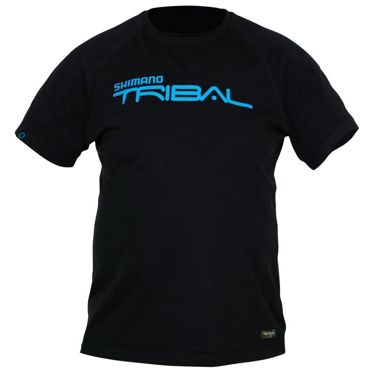 Shimano T-Shirt Tribal Tactial Wear Black - Shimano Fekete Póló