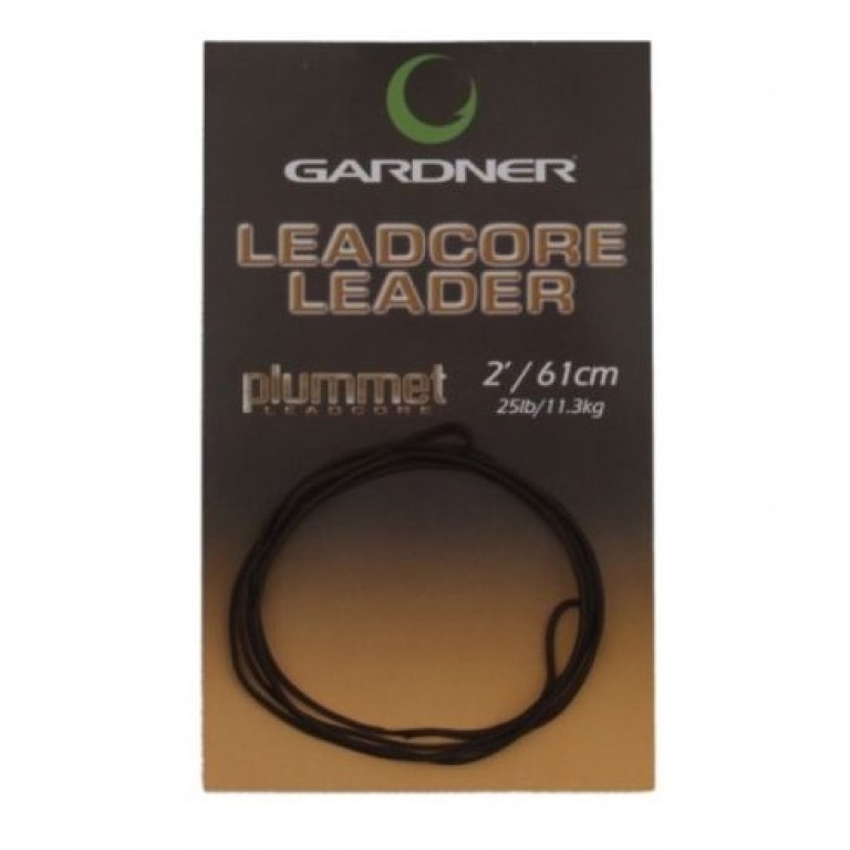 Gardner Leadcore leaders 25 lb 61 cm - Előkötött ólombetétes leadcore