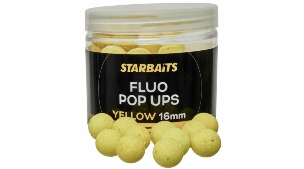 Starbaits Fluo Pop Ups Yellow 70 g