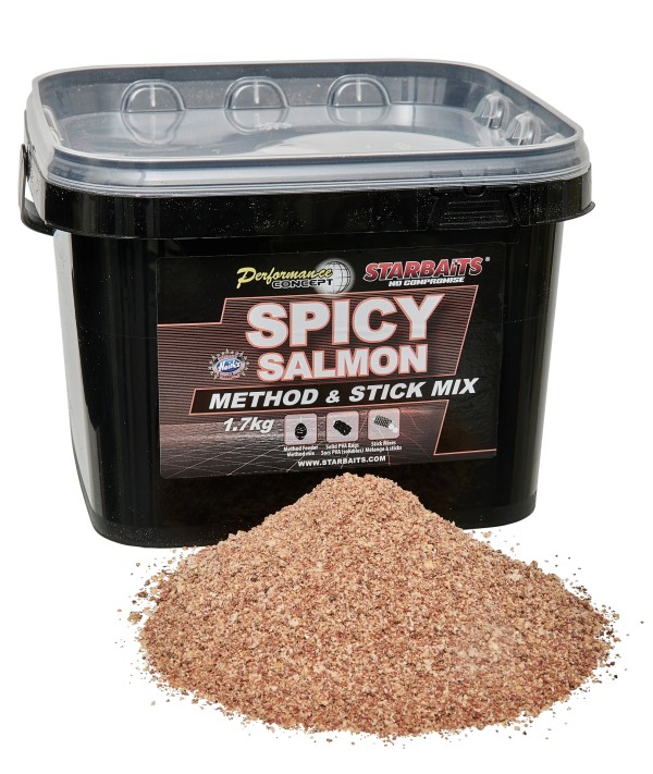 Starbaits Spicy Salmon Method & Stick Mix 1,7 kg