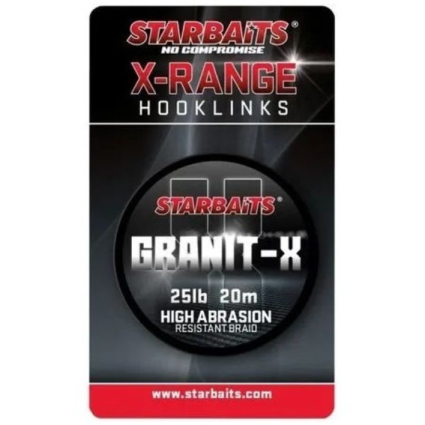 Starbaits X-Range Hooklinks Granit-x 20 m - Fonott zsinór