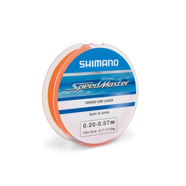 Shimano Line Speedmaster Surf Taper ld 10x15 m 0.33-0.57 mm Orange - Felvastagodó zsinór /narancs/