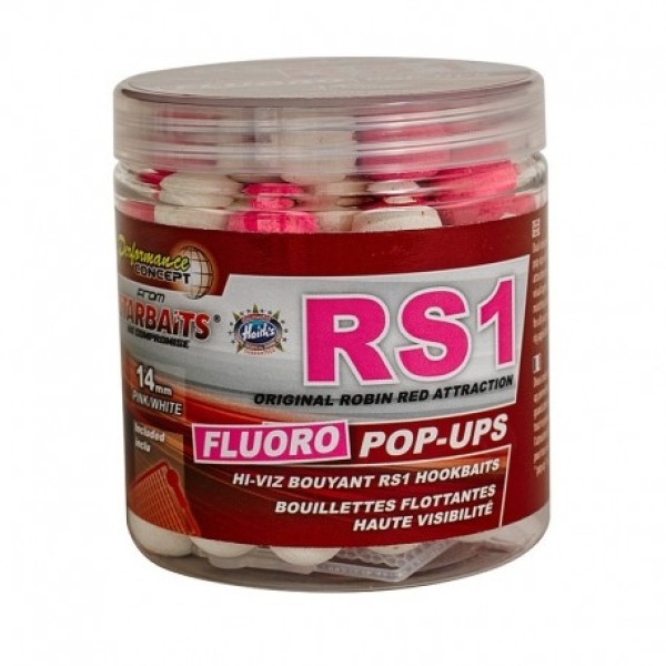 Starbaits RS1 Fluo Pop-Ups 14 mm 