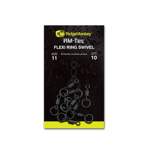RidgeMonkey RM TEC Flexi Ring Swivel Size 11 - Karikás forgó