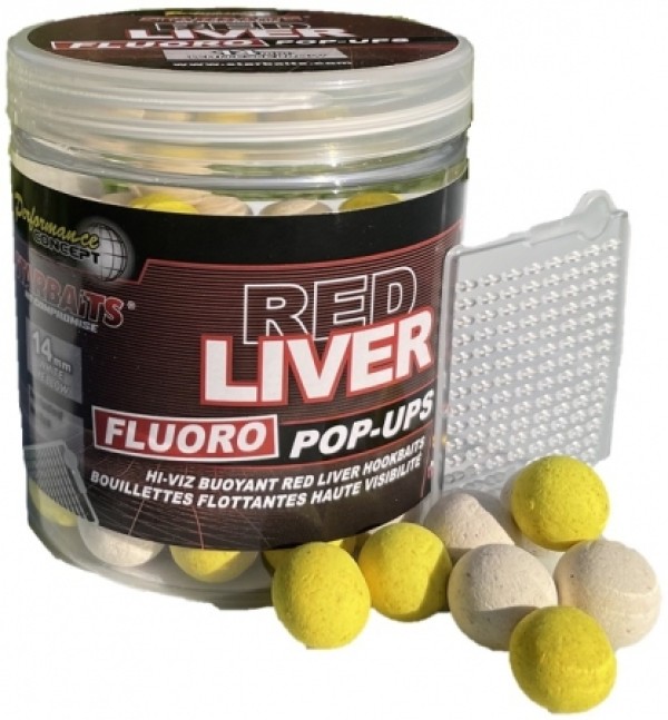 Starbaits Red Liver Fluo Pop up