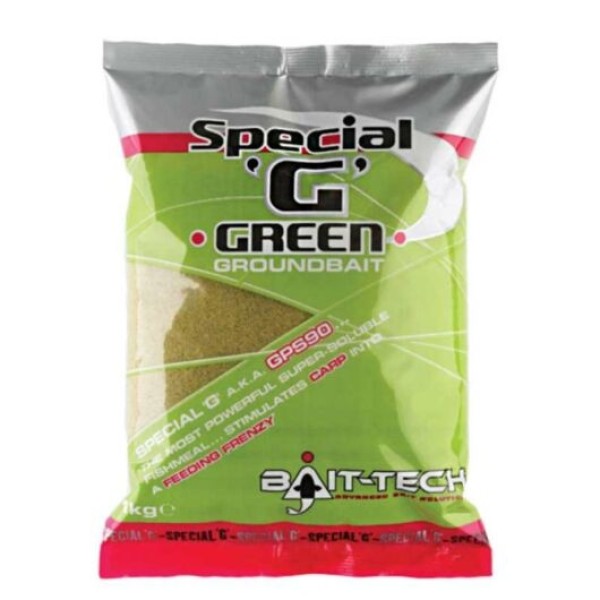 Bait-Tech Special 'G' Green 1kg - Etetőanyag, groundbait