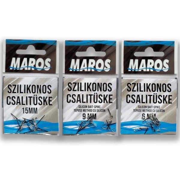 Maros Mix szilikonos csalitüske 9 mm