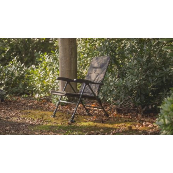 Solar Undercover camo recleiner chair - Horgász szék