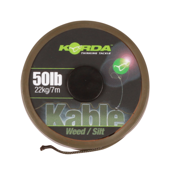 Korda Kable Leadcore Weed / Silt 7 m - Ólombetétes zsinór