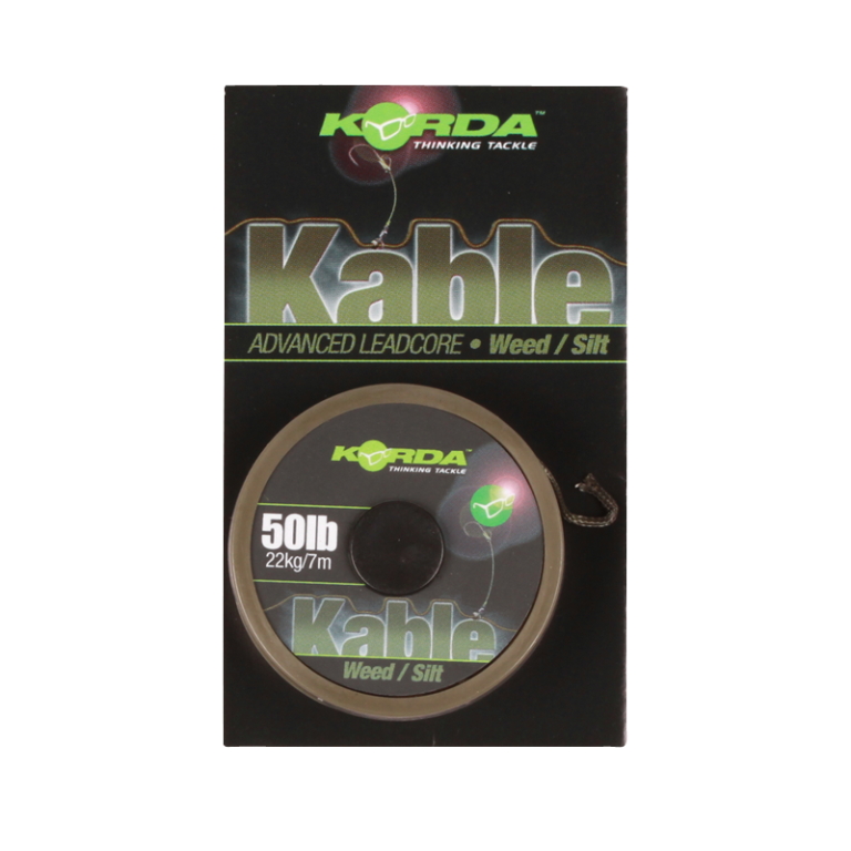Korda Kable Leadcore Weed / Silt 7 m - Ólombetétes zsinór