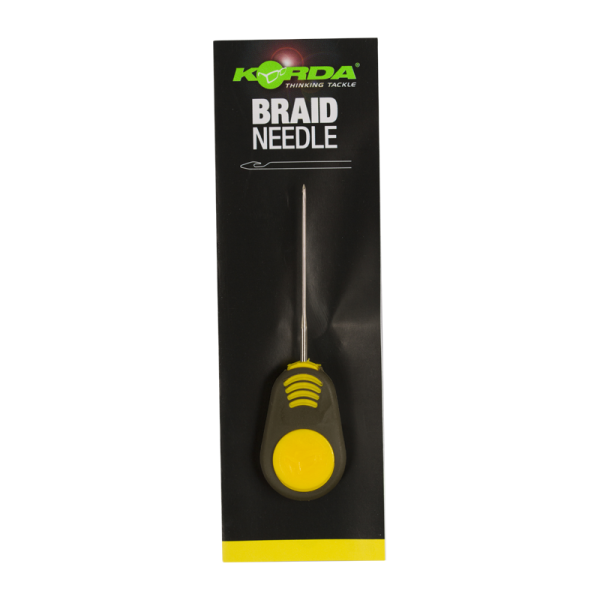 Korda Braided Hair Needle 7 cm yellow - Fűzőtű
