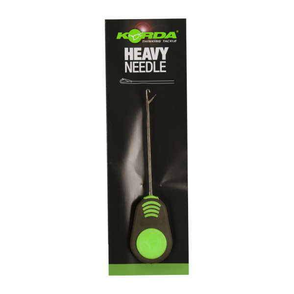 Korda Heavy Latch Needle 7 cm green - Fűzőtű