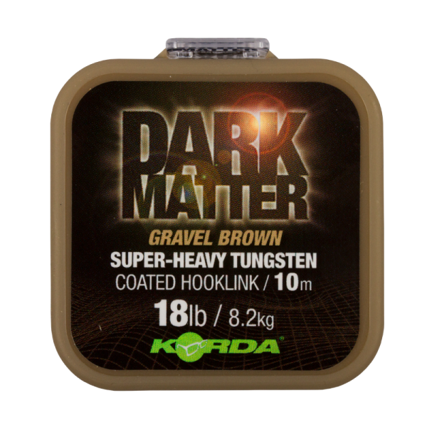 Korda Dark Matter Tungsten Coated Braid Brown 18 lb-8.2 kg 10 m - Előkezsinór