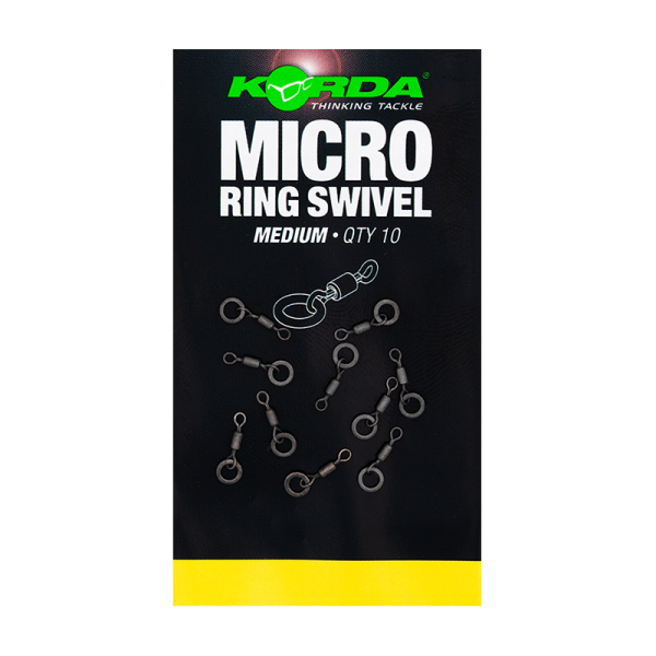Korda Micro Rig Ring Swivel Medium - Forgó karikával