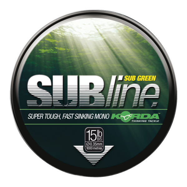Korda Subline Ultra Tough 1000 m green 12 lb-0,35 mm - Főzsinór