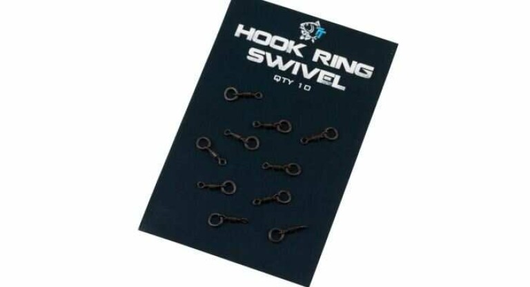 Nash Hook Bead Ring Swivels karikás forgó