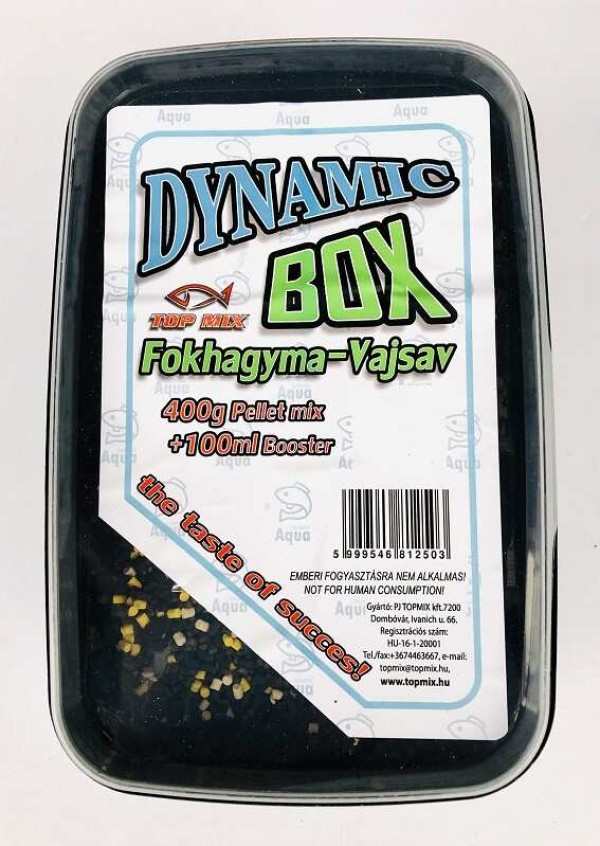 Top Mix DYNAMIC Pellet Box Fokhagyma-Vajsav 500 g+100 g