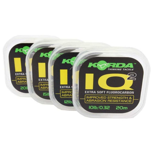Korda IQ Extra Soft Fluorocarbon Hooklink 15 lb - Előkezsinór