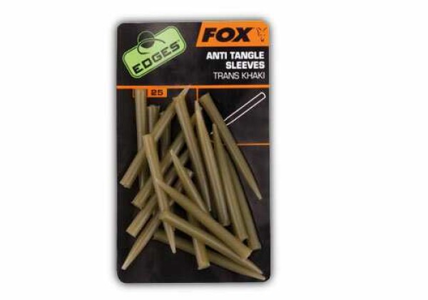 Fox Edges Anto Tangle Sleeves Khaki - Gubancgátló gumihüvely
