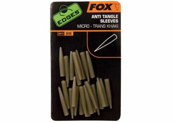 Fox Edges Anti Tangle Sleeve Micro Khaki - Gubancgátló gumihüvely