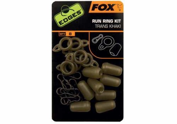 Fox Edges Standard Run Ring Kit Trans Khaki - Csúszó szerelék készlet