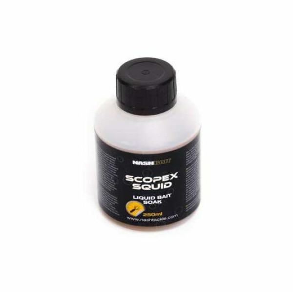 Nash Scopex Squid Liquid Bait Soak 250 ml locsoló